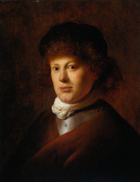 Jan lievens Portrait of Rembrandt van Rijn oil painting image